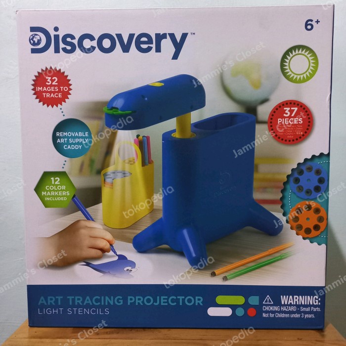 

✨Sale Discovery Art Tracing Projector Light Stencil Original Terbatas