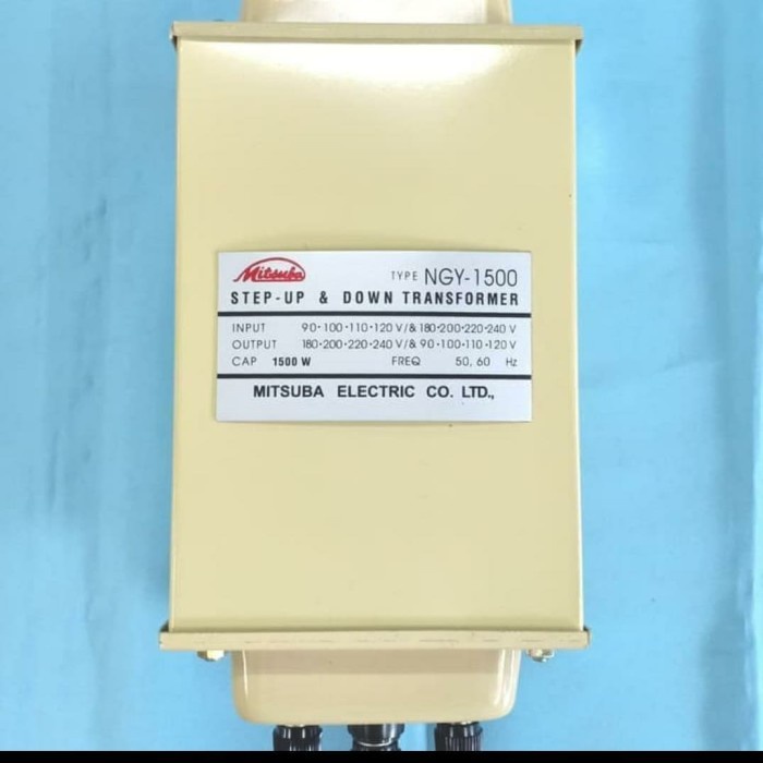 ✨Original Trafo Step Up Step Down Mitsuba 1500 W Terbaru