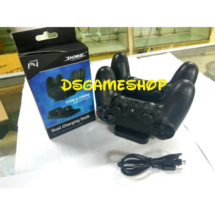 ✨Ori Paket Hemat  2 Stik / Stick Ps4 Ori Second  Charging Dock Dobe Terbatas