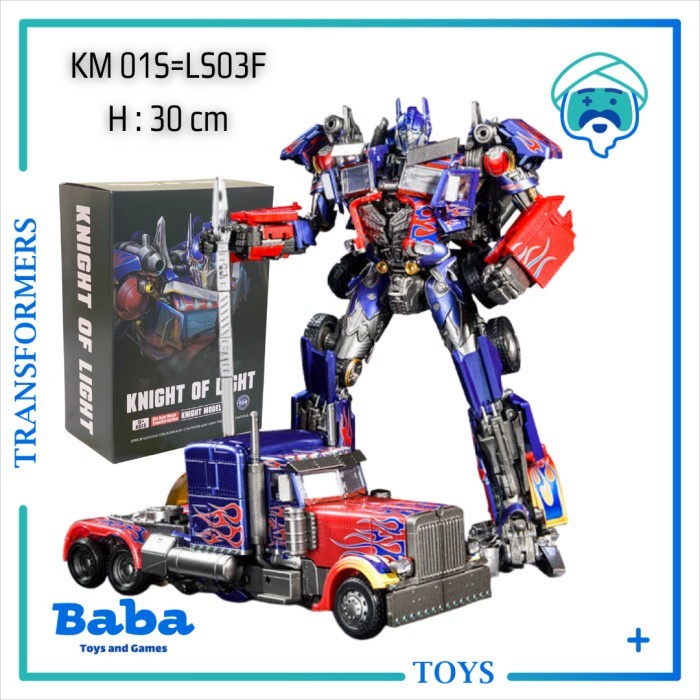 ✨New Bmb Transformers Deformation Ls03F / Km01S Optimus Prime God Of War Bisa Gojek