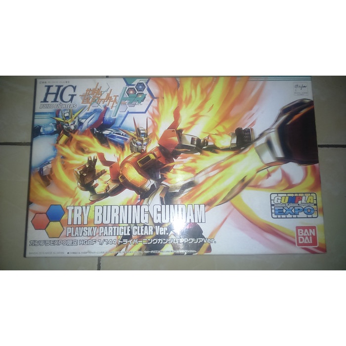 ✨New Hg Build Fighter Try Burning Gundam Expo Limited