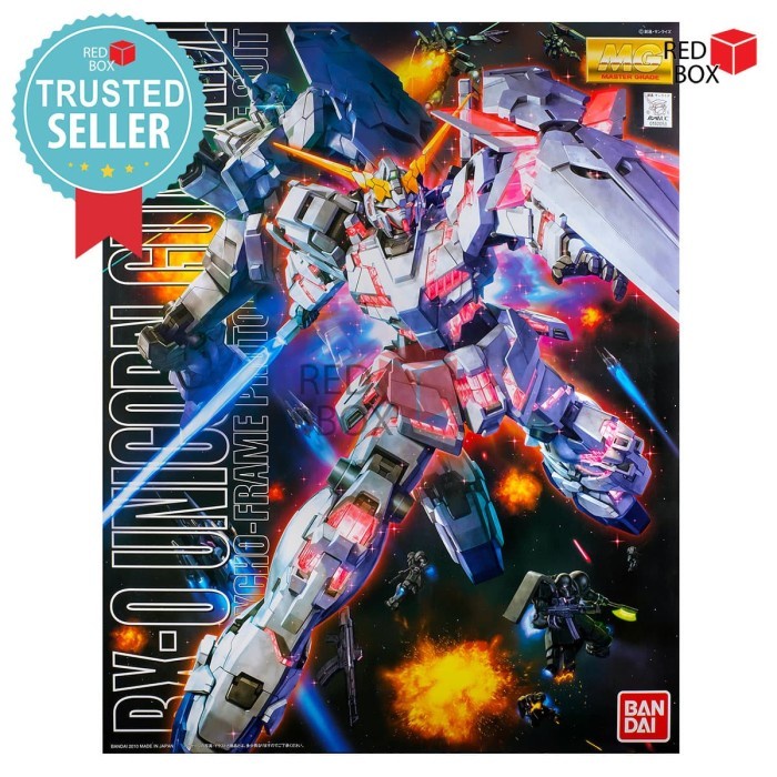 ✨New Mg Unicorn Gundam Bandai Original Gunpla Master Grade 1/100 Ova Diskon