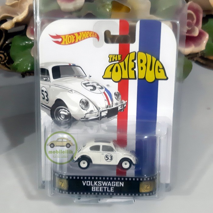 ✨New Hot Wheels Volkswagen Herbie Love Bug Retro Diskon