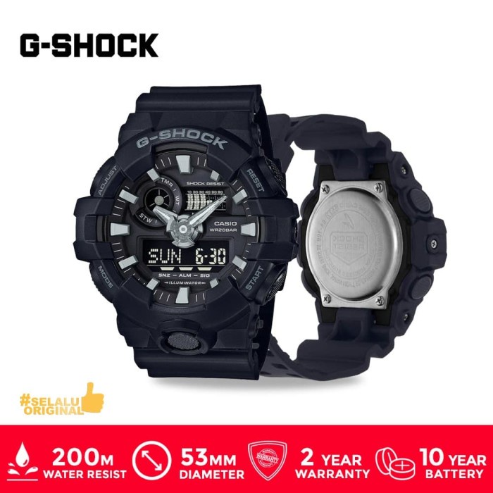 ✅Sale Casio G-Shock Ga-700-1Bdr / Ga 700 1Bdr / Ga700 Original Bisa Sameday