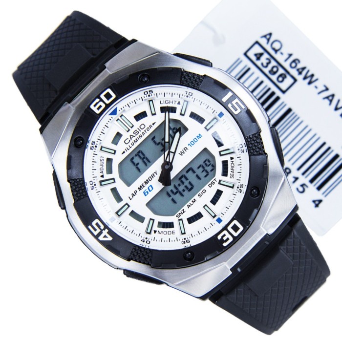 ✅Ready Jam Tangan Pria Casio Aq-164W-7Avdf Original Berkualitas