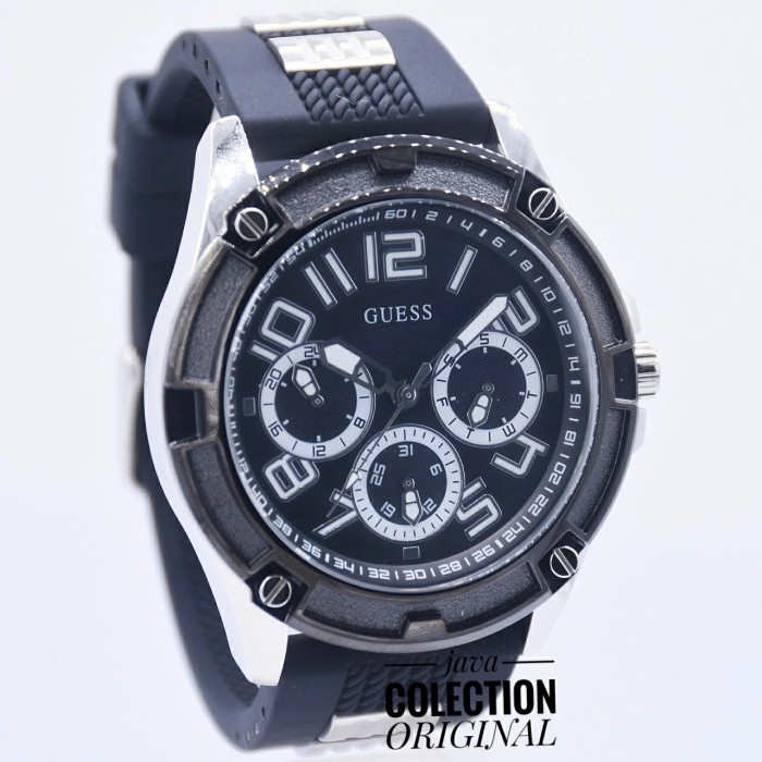 ✅Sale Jam Tangan Pria Guess Gw0051G1 Black Delta Original Terbatas