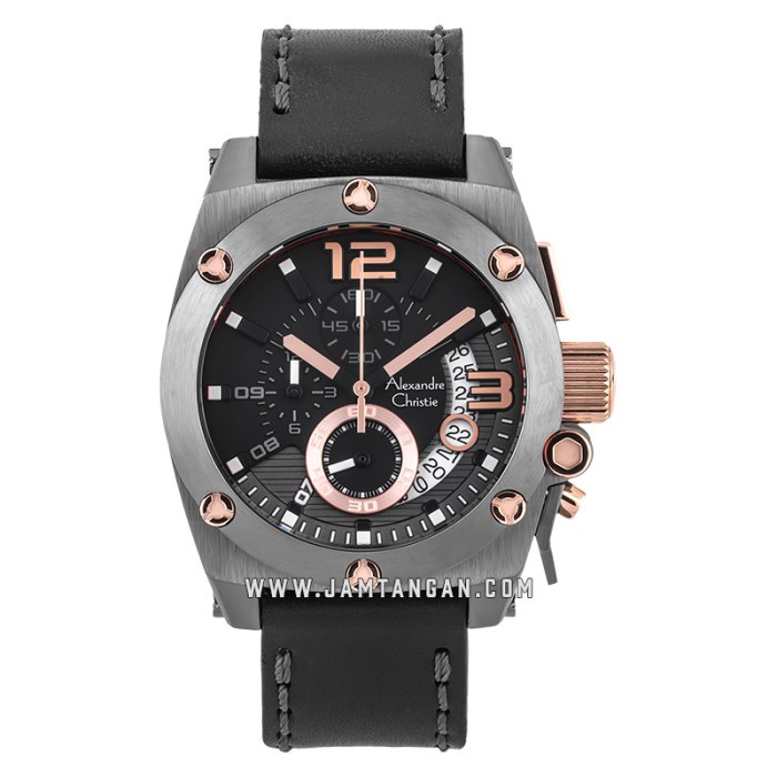 ✅Original Jam Tangan Pria Alexandre Christie Ac 6456 Mc Lgrba Chronograph Men Terbaru