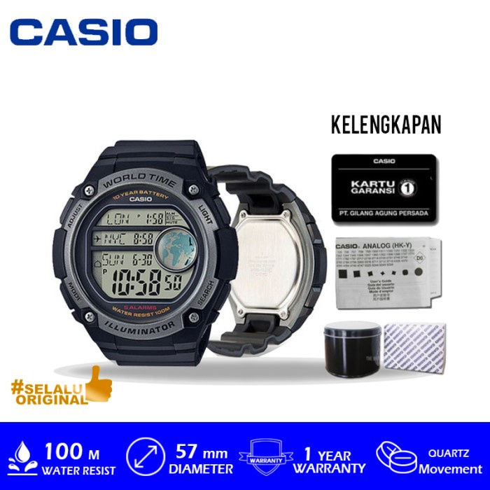 ✅Original Casio General Ae-3000W-1Avdf With Box Kaleng Bergaransi Resmi Terbatas