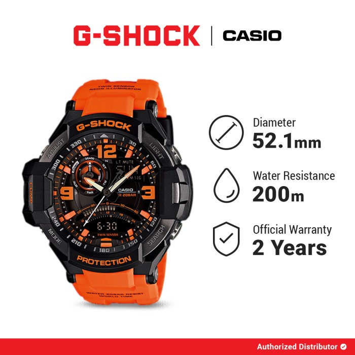 ✅Ori G-Shock Ga-1000-4Adr Jam Tangan Pria Original Bisa Sameday