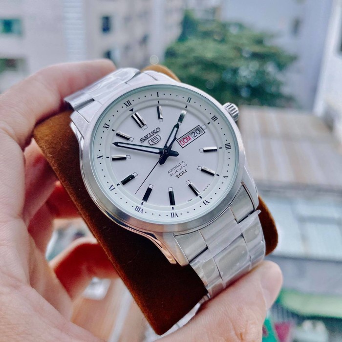 ✅Ori Jam Tangan Pria Seiko 5 Snkp09K1 Snkp09 Automatic Silver Original Diskon