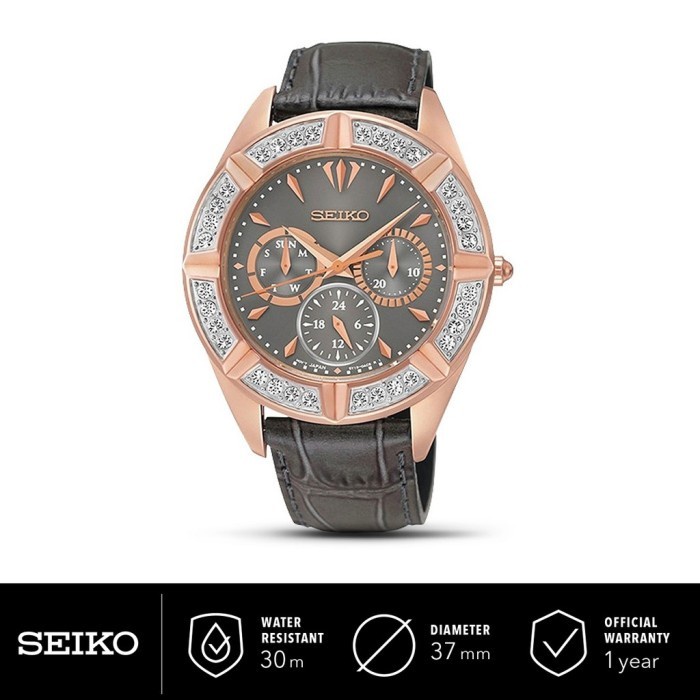 ✅Baru Jam Tangan Wanita Seiko Lord Sky684P1 Quartz Leather Strap Original Limited