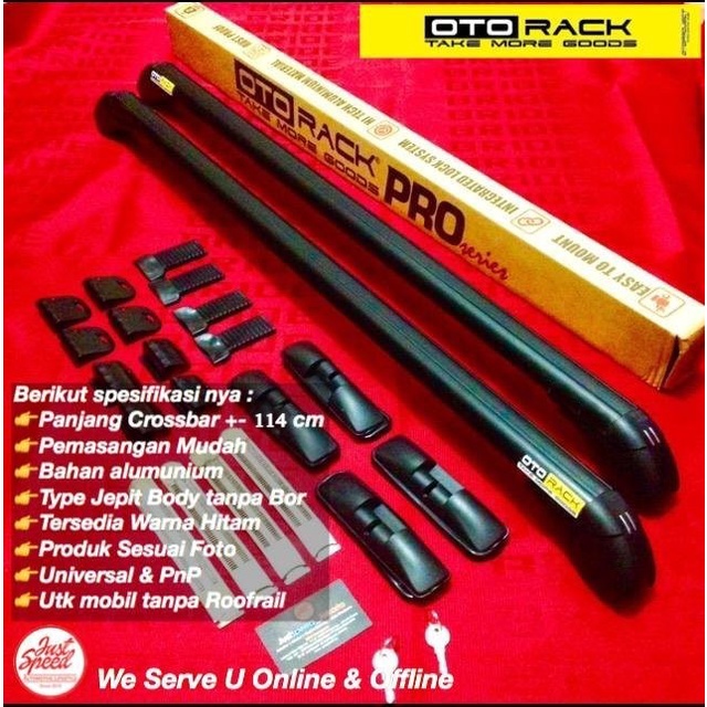 ✅Original Crossbar Otorack Pro Model Jepit Body Daihatsu Sigra Diskon