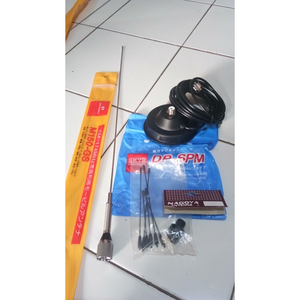 [Original] Paket Breket Magnet Dan Nagoya Ground Antena Kumis Antena Berkualitas