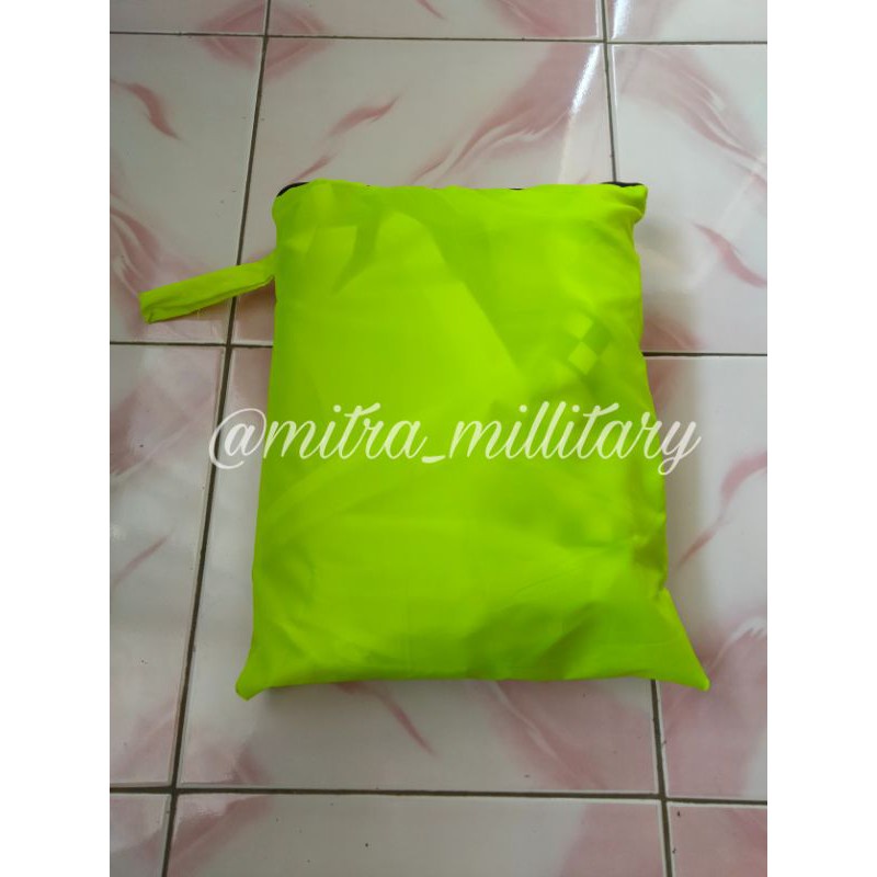 [NYAMAN DIGUNAKAN] Jas hujan Taslan waterproof - Jas hujan polisi lalu lintas - jas hujan tebal