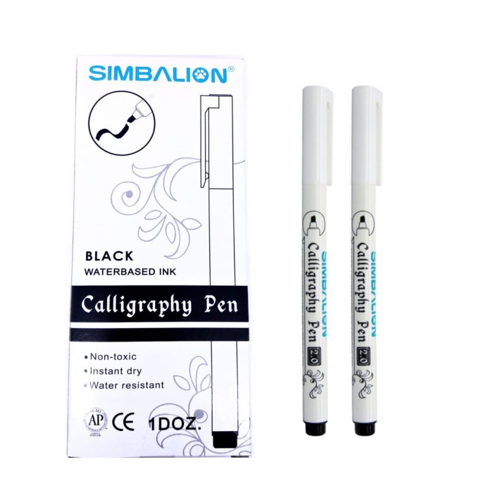 

Promo Simbalion Pulpen Kaligrafi / Calligraphy Pen (1 Lusin) /Fountain Pen
