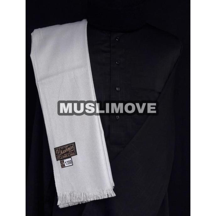 Sorban Kashmiri Polos Warna Abu