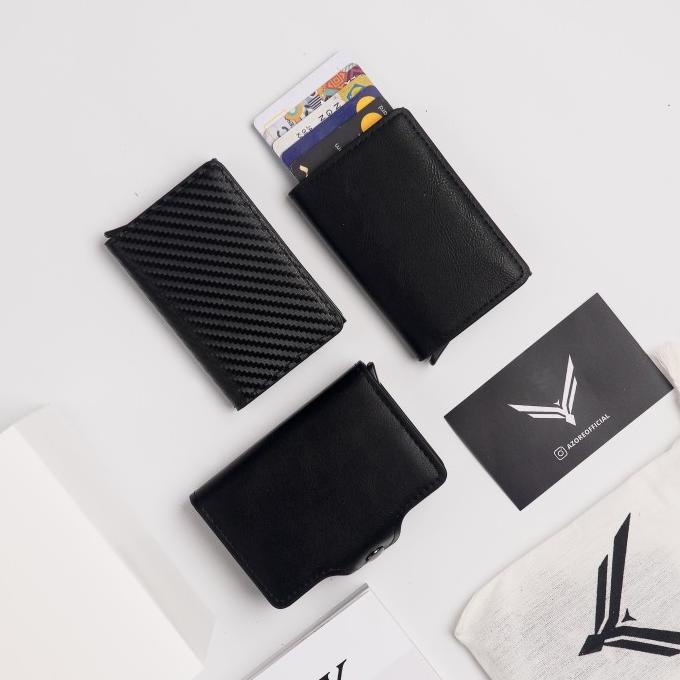 Dompet Pria Slim Kartu Cardholder RFID Zed Wallet