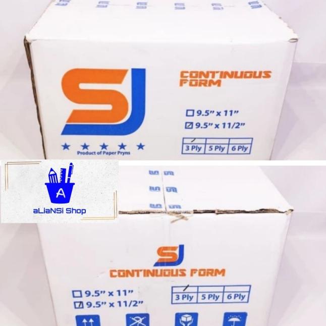 

Continuous Form 9,5" x 11"/2 (3 PLY) bagi 2 - merk SJ STANDAR PRS |Top|Best