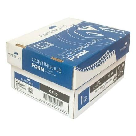 

Kertas Continuous Form 1ply 9,5 X 11 Paperline / Sinar Dunia |Top|Best