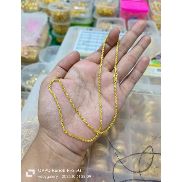kalung tambang pjg45cm Yaxiya 24k