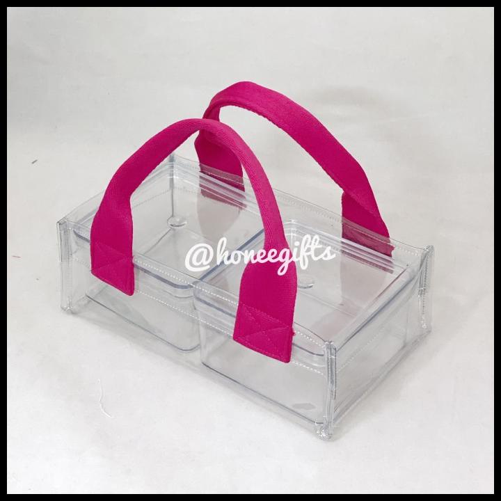 

GRATIS ONGKIR TAS TOPLES HAMPERS BDAY VALENTINE PINK FUSCHIA PVC BAG PARCEL MIKA