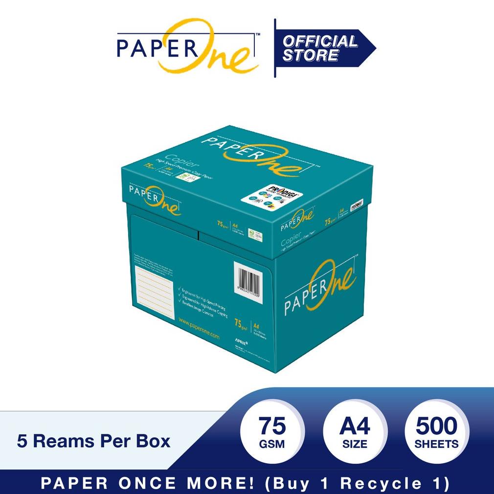 

Miliki - Kertas HVS A4 75 gram PAPERONE/Kertas Fotocopy Potocopy/Office Paper ,,