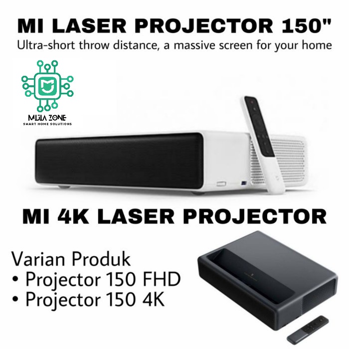 Hawas Xiaomi Laser Projector 4K / Fhd - Mi 4K Laser Proyektor 150 Full Hd
