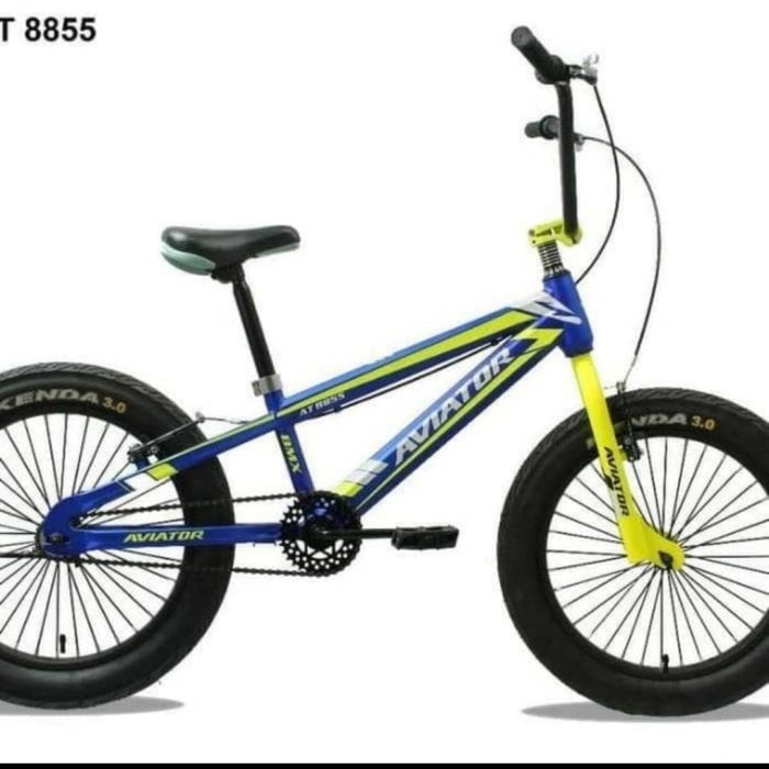Promo Bmx 20" Aviator 8855 At 3.0 Sepeda Anak Bmx 20" Aviator 8855 Ban Besar