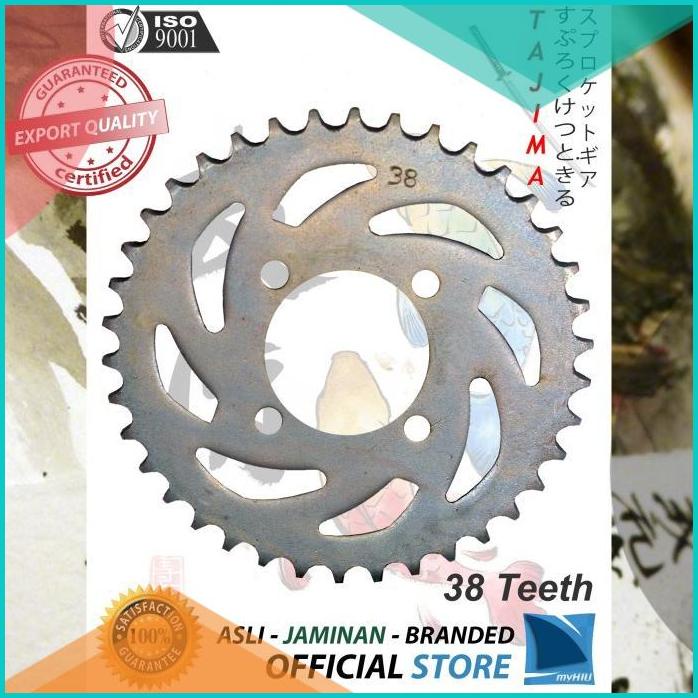 Gigi Tarik 428-38T SUZUKI Satria FU Barong Gir Sprocket Gear TAJIMA 2