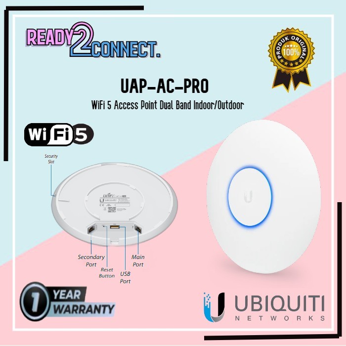 UBIQUITI UAP-AC-PRO UniFi 802.11ac PRO Indoor-Outdoor 2.4-5GHz AP