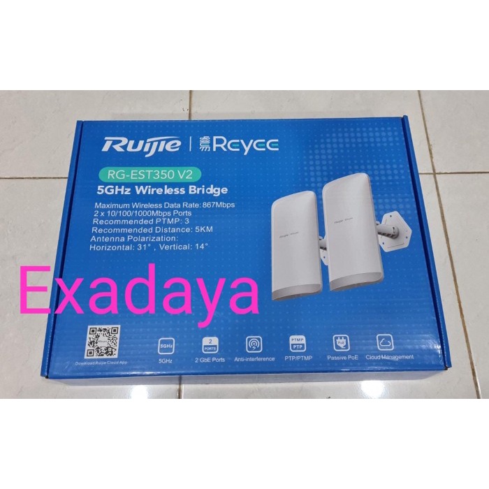 Ruijie RG-EST350 5GHz Dual-stream 802.11ac Wireless Bridge