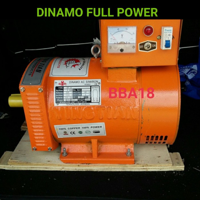 [New Ori] Dinamo Alternator Stc20 20Kw - Alternator Stc 20Kw Berkualitas