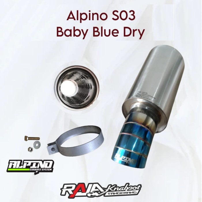 [Baru] Knalpot Mobil Resing Alpino Suara Garing Limited