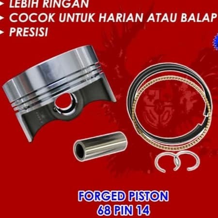 ✨Ready Piston Forging Brt 68 Pin 14 Bisa Gojek