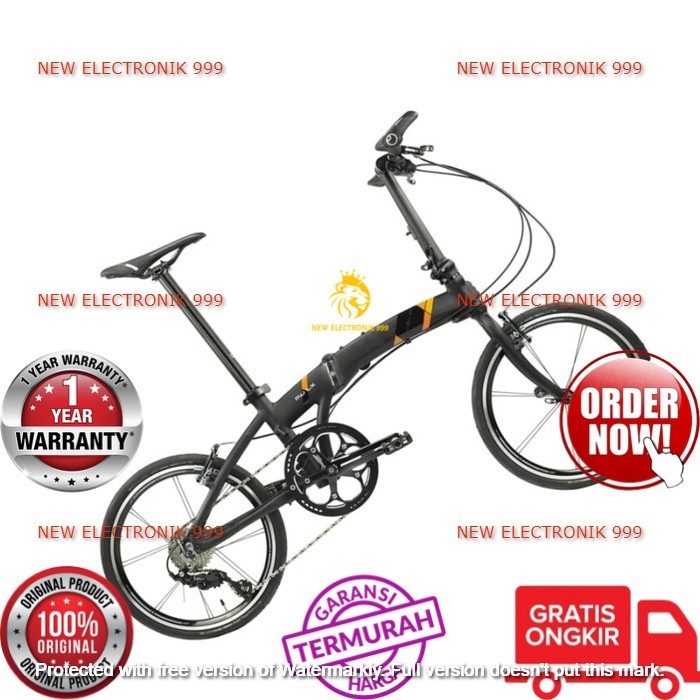 ✨Ori Dahon Sepeda Lipat Mu Lx Hitam Bisa Sameday