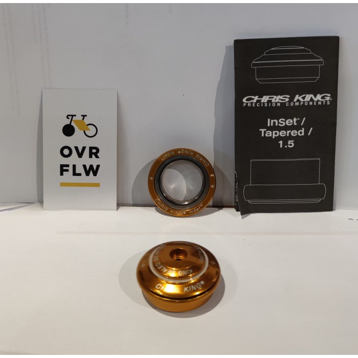 ✨Ori Chrisking Headset Inset 1 Uper 44Mm Lower 44Mm 1-1/8 Inst Gld Fy0048 Bisa Gojek