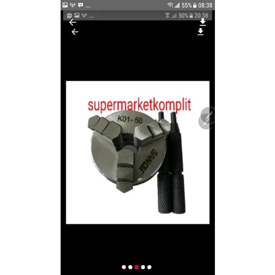 ✅Termurah Kepala Mesin Drill Chuck Bubut 2In 50Mm Kaki Rahang 3 Mini Lathe Chuck Limited