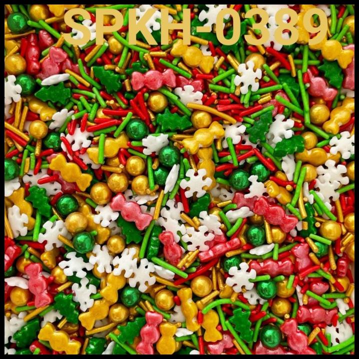 

TERBARU SPKH-0389 SPRINKLE SPRINKEL 500GR PERMEN SNOWFLAKE POHON NATAL !!!!!