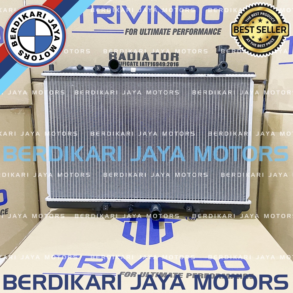 RADIATOR ASSY WULING WULING CONFERO CORTEZ 1.4 1.400 1400CC MANUAL MT TRANSMISI MERK TRIVINDO