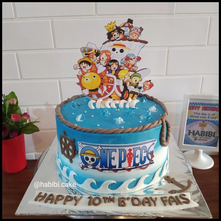 

GRATIS ONGKIR CAKE ULTAH ONE PIECE / ONE PIECE BIRTHDAY CAKE !!!!!!