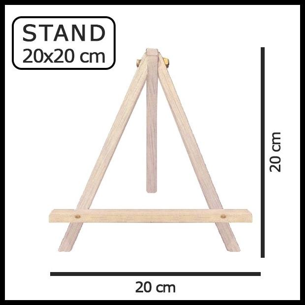 

DISKON MINI STAND LUKIS EASEL FRAME 20X20 CM !