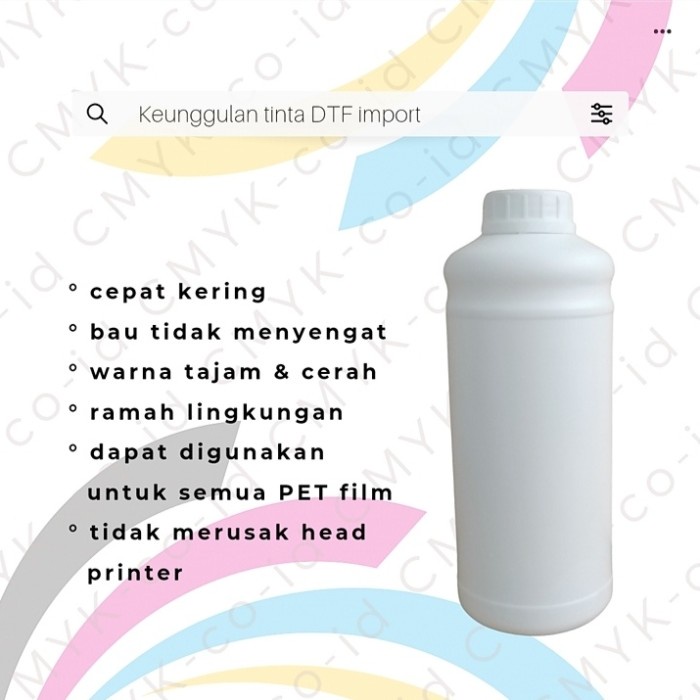 

Tinta Dtf 1000 Ml Tinta Digital Transfer Film