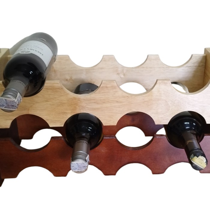 WINE BOTTLE HOLDER RACK/WOODEN RACK FOR WINE/RAK BOTOL FOR WINE