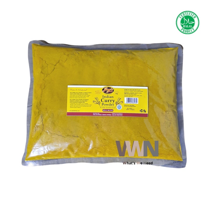 

Promo Jays Indian Curry Powder 1Kg - Bubuk Bumbu Kari