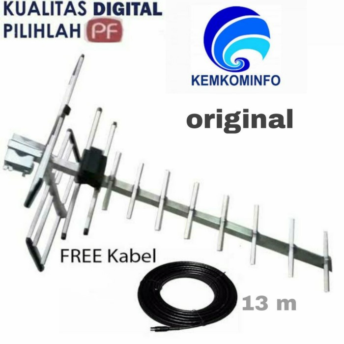ANTENA DIGITAL ANTENA TV OUTDOOR ORIGINAL + KABEL 13M