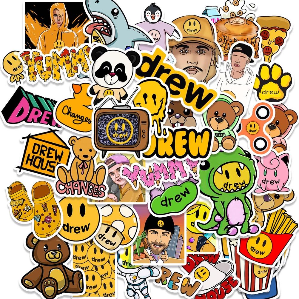 

STIKER DREW 50 PCS UNTUK HP LAPTOP DLL
