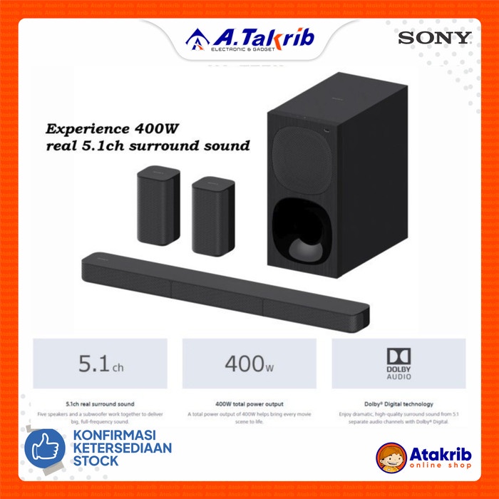 {NurulShop} SONY HOME THEATER HT-S20R SOUNDBAR 5.1CH Berkualitas