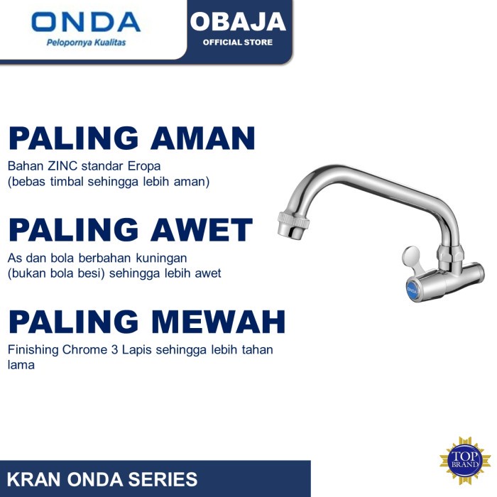 Onda Kran Dapur V 636 T / Kran Cuci Piring El Angsa V636 T