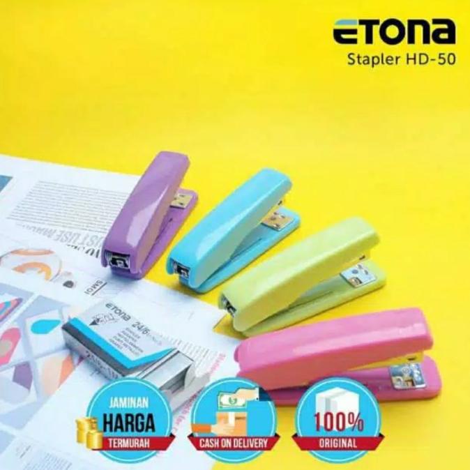 

Stapler Etona Hd 50/ Stapler Besar Isi No.3 + Isi 1 Bar Kode 1227