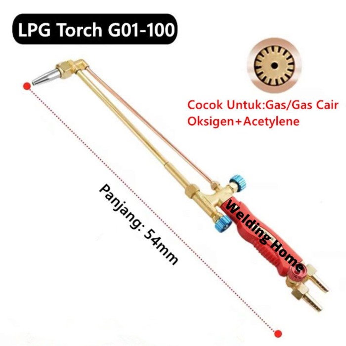 G01-30 G01-100 G01-300 Stang Las Blender Potong Gas Cutting Torch Oxy